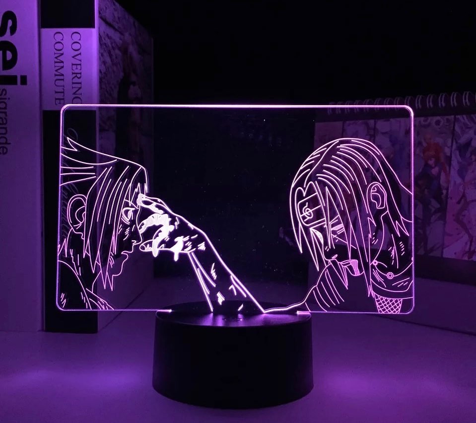 Lampe Sasuke et Itachi - Naruto