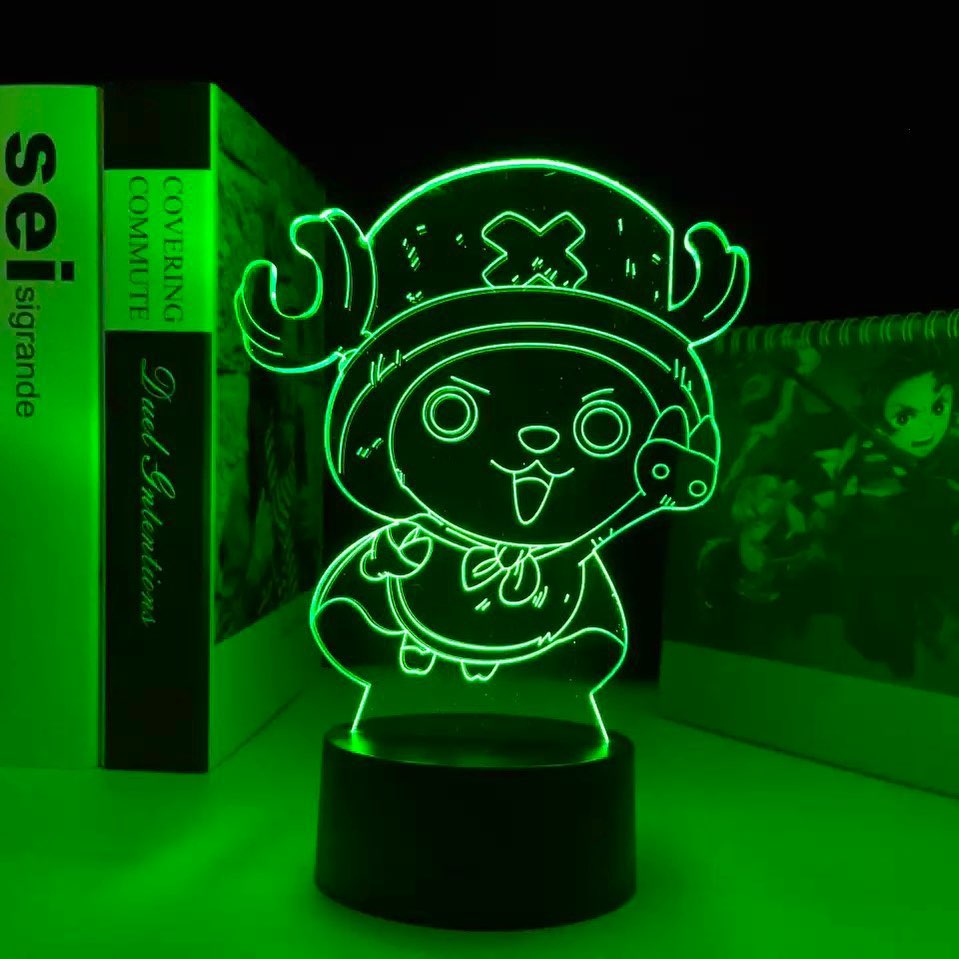 Veilleuse LED Tony Chopper One Piece - Lampe De Nuit Anime, Neuf